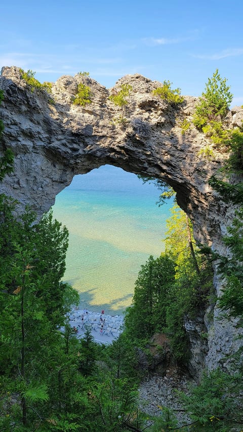 Visit Arch Rock on Mackinac Island