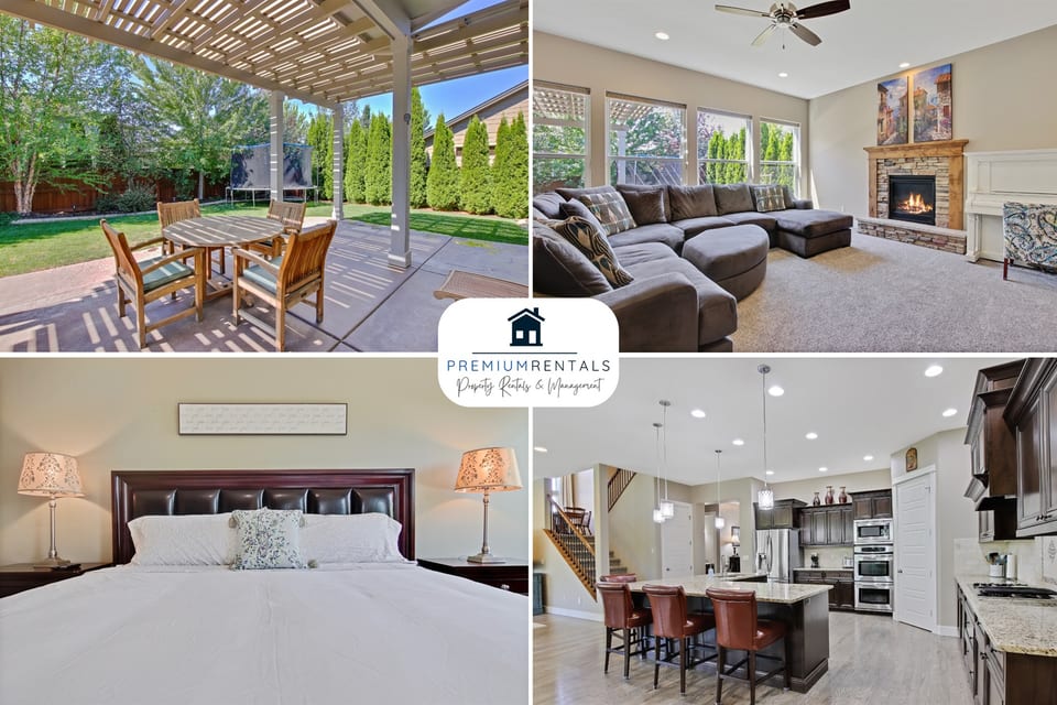 Large Modern 5 Bedroom Custom Home Centrally located In Meridian - Meridian