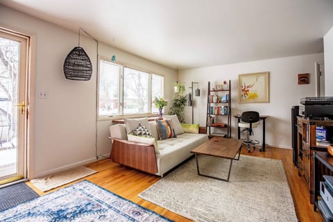 Entrance to home and front living room