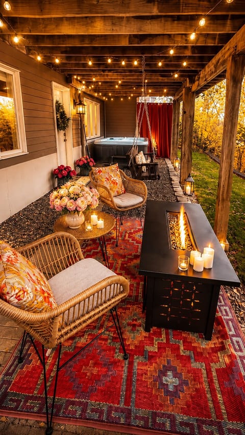 You booked an apartment. You got all of this. The Simpatico doesn’t do ordinary. Hot tub, fie pit & porch swing.