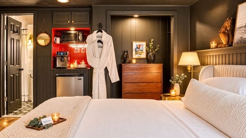 Little luxuries matter. Enjoy plush robes and a fully stocked in-room coffee station during your stay.