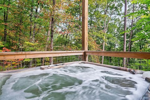 The Bear and Buck Luxury Cabin Indoor Pool Theater