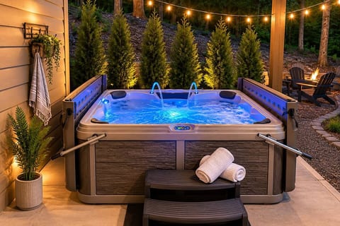 Moonlight Mountain Family Getaway! Indoor Pool Hot Tub! Near Parkway!