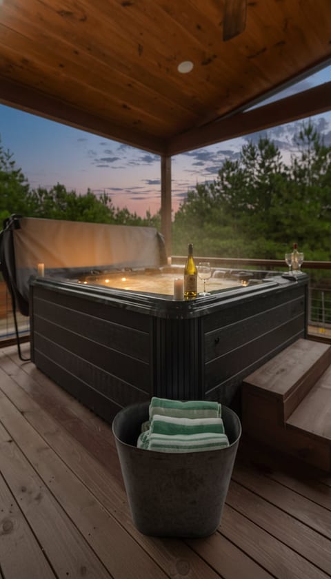 Hochatown Cabin Private Pool Hot Tub Game Room