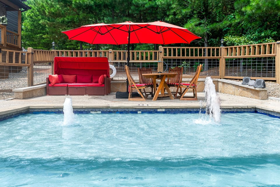 Hochatown Cabin Private Pool Hot Tub Game Room - Hochatown