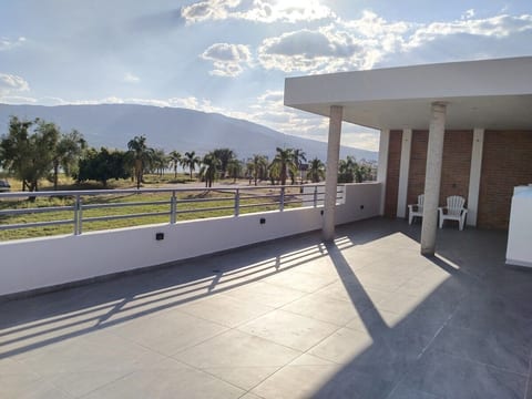 Enjoy the beautiful landscapes from the terrace, views of the mountains and the lagoon