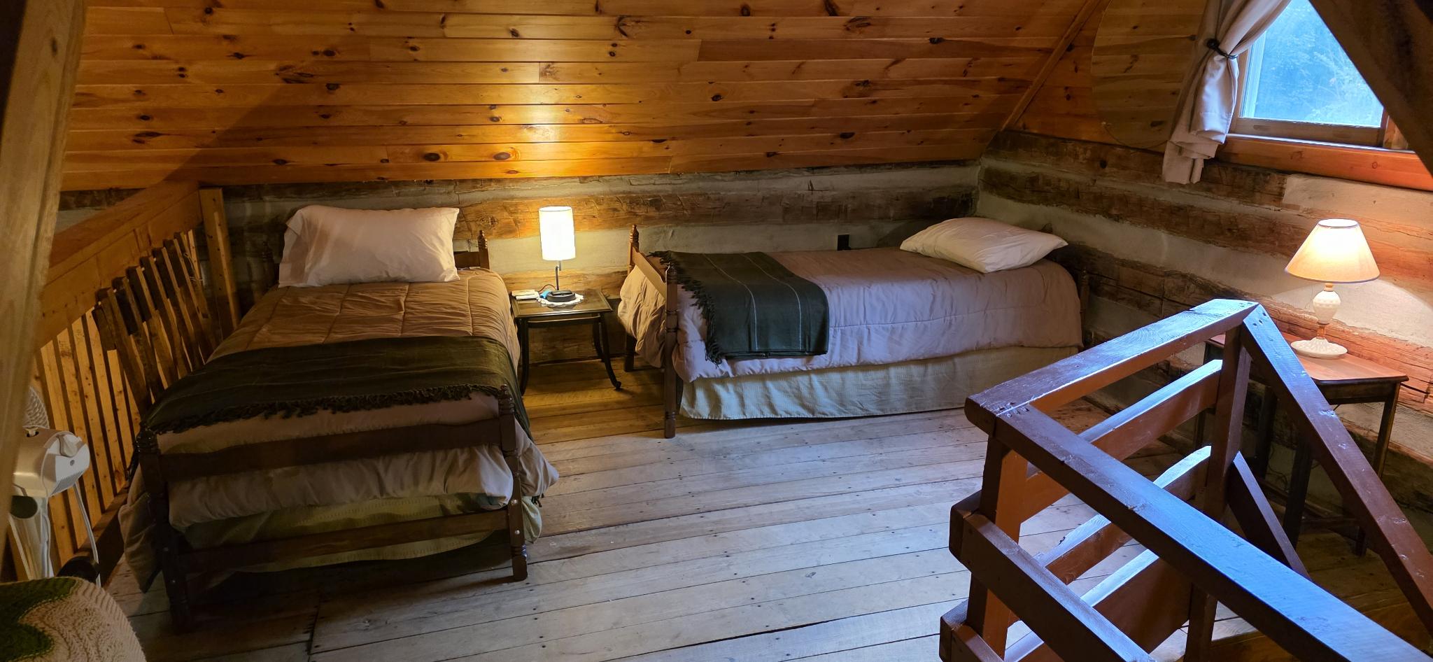 Loft sleeping areas 