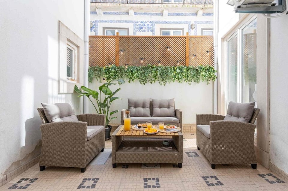 Baixa Garden: 2BR + Patio | Groups & Families - Lisboa