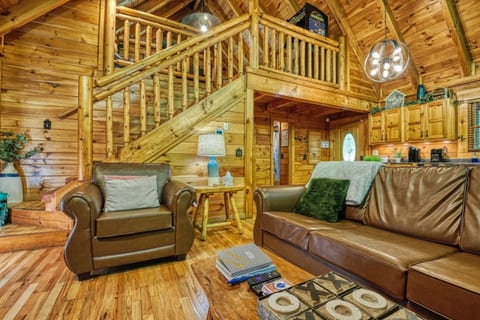 Cozy Living Space with Loft Access