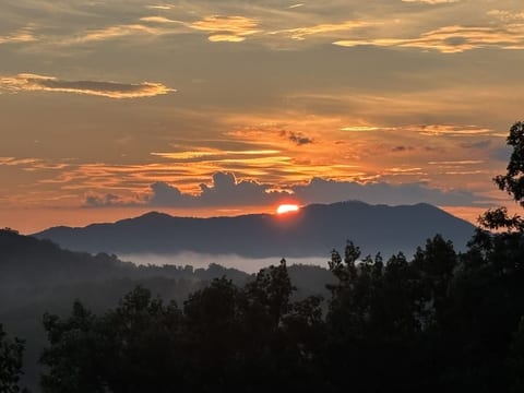 Sunrise views from the deck never disappoint
