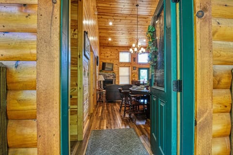 No step entry to our cabin