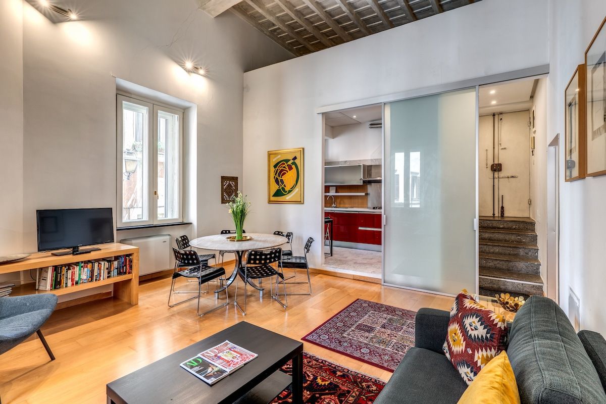 The living room