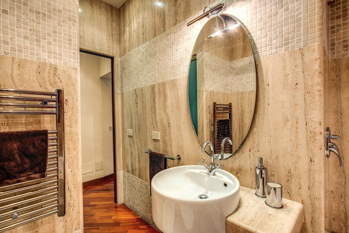 Bathroom number 2 with bathtub and shower