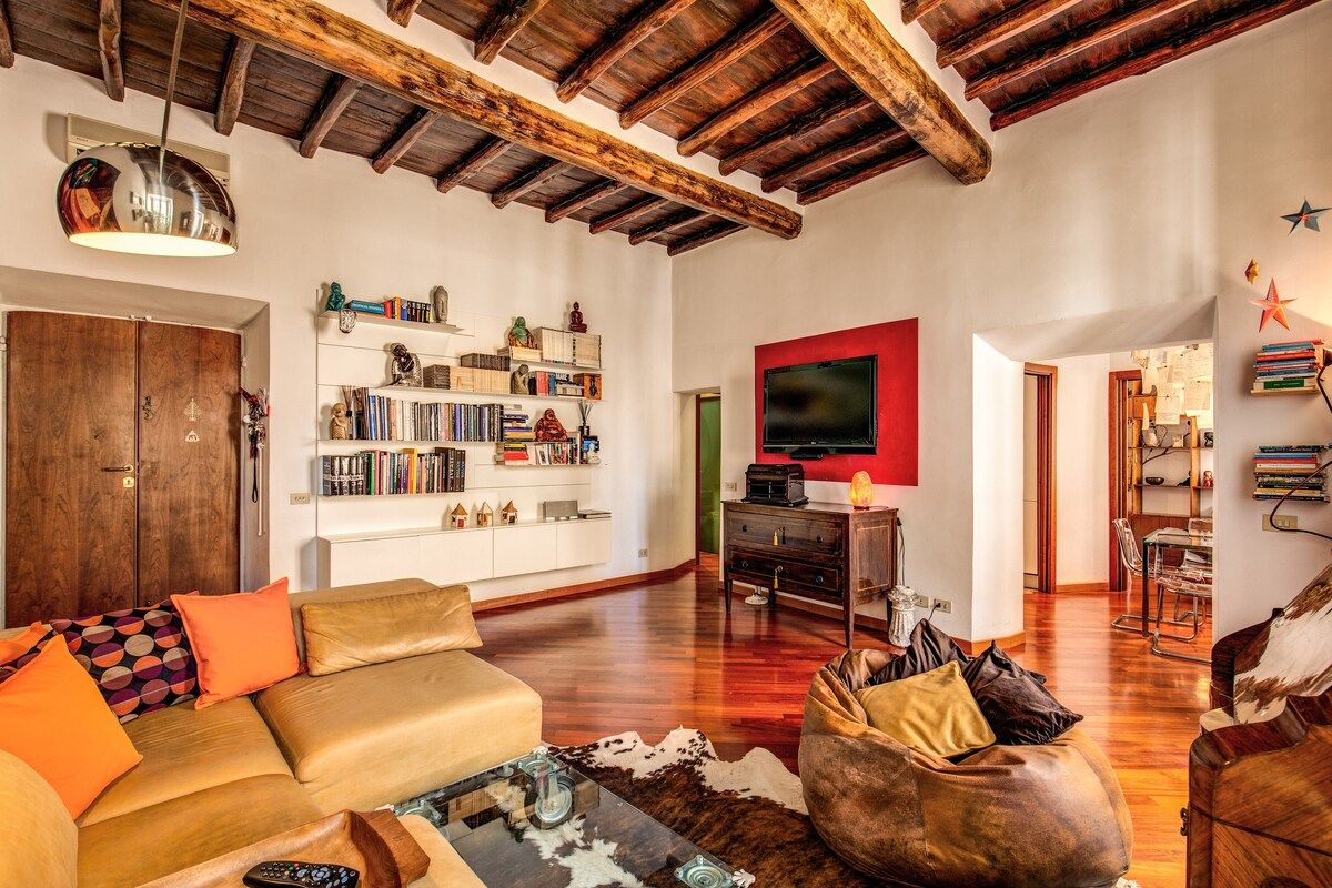 living room reverse angle