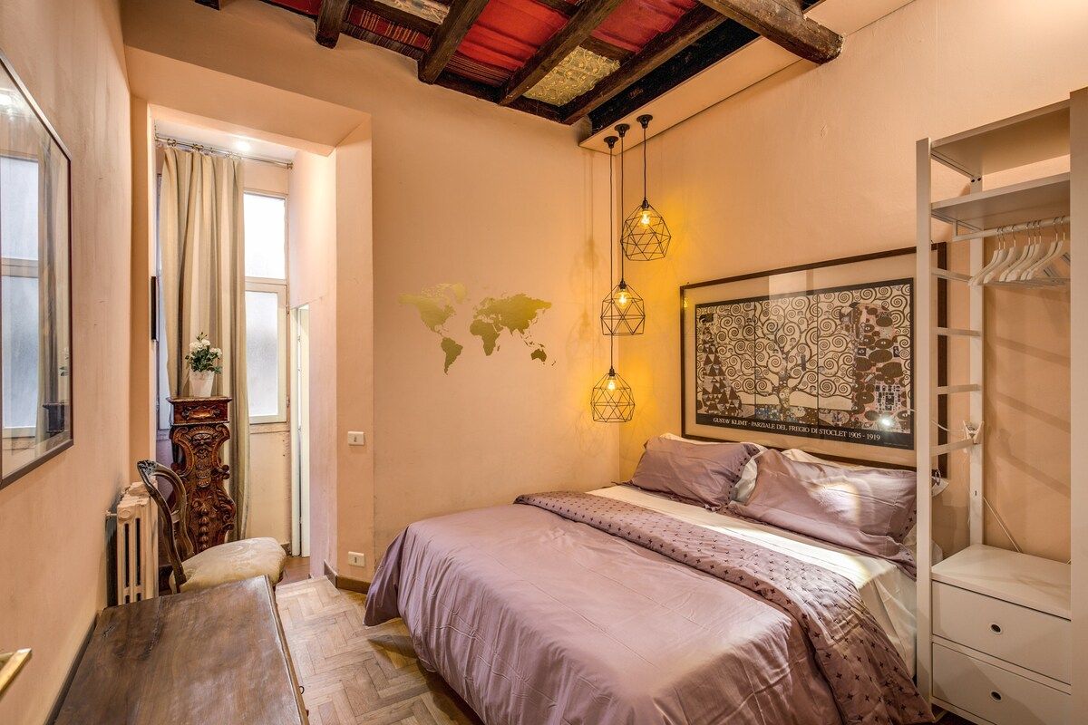 This is bedroom no. 2 with an ensuite bathroom (the entrance door to the bathroom is near the window)