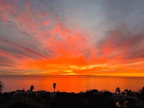 180 degree view from porch at sunset