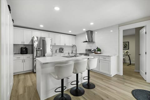 Open kitchen with dining access perfect for family meals