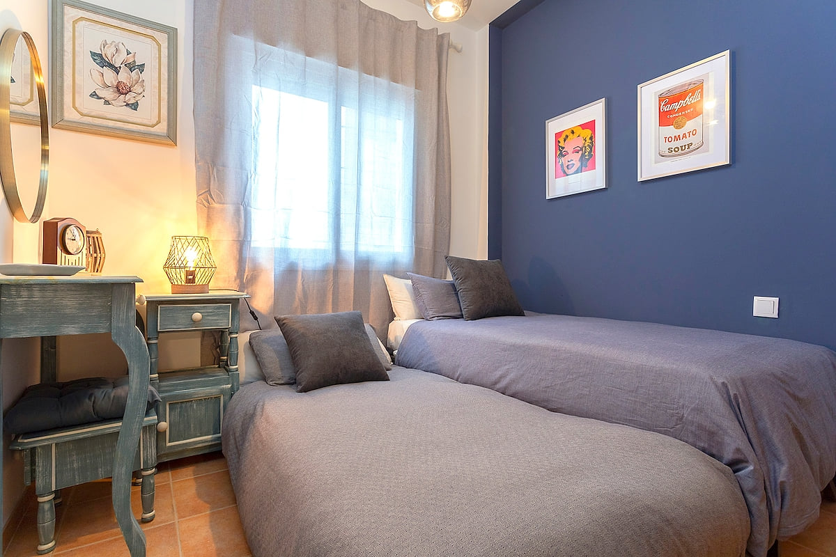 Bedroom # 3 with one or two single beds