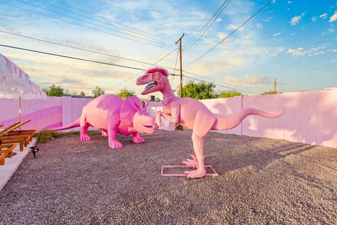 Pink Dino | Old Town Bach Pad | Heated Pool