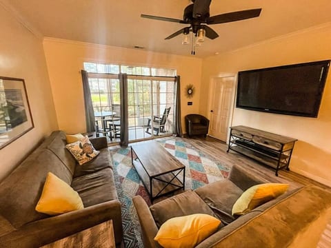 Cozying up in our Living Room Retreat
