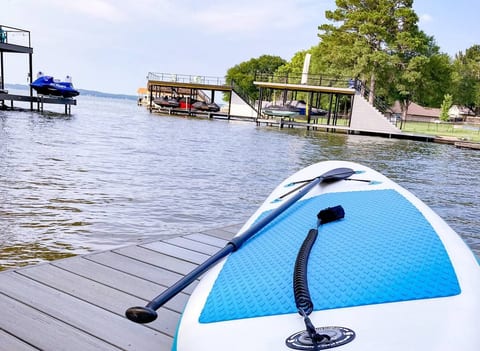 Paddleboard for your adventures while staying at the Lakehouse!