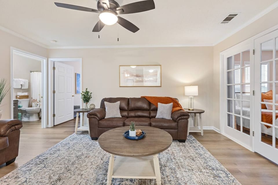 Cozy vibes meet modern comfort in this inviting living space — perfect for relaxing after a long day or entertaining guests