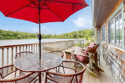 Cabin on the Lake • Deck, Dock & Woods