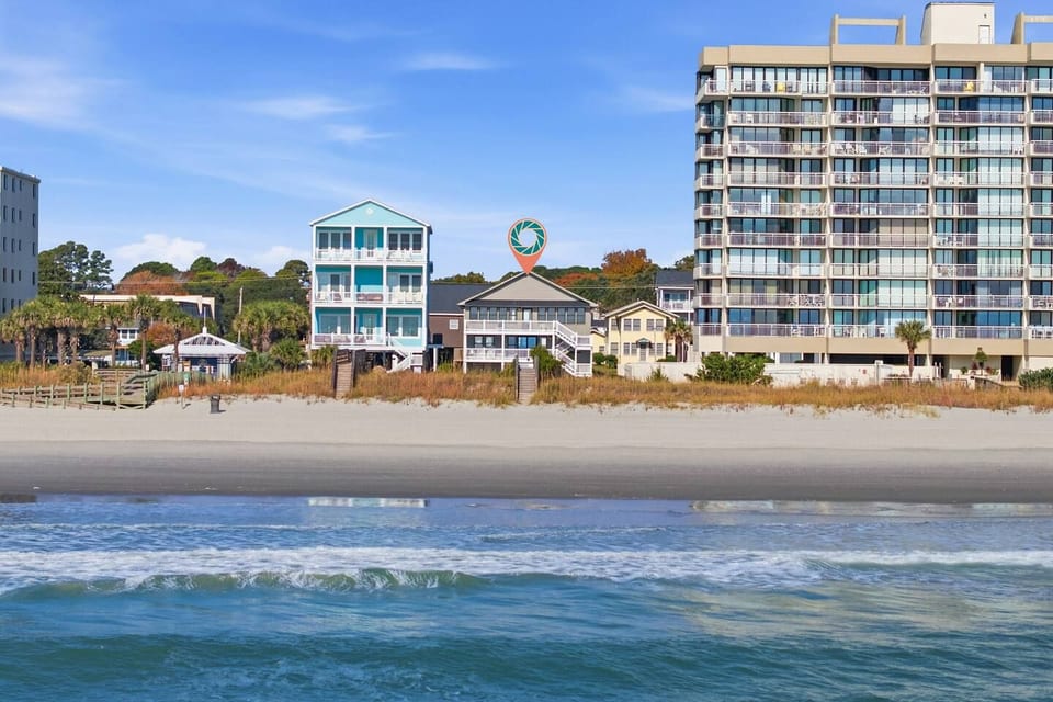 Oceanfront stay with sandy beach access and beautiful coastal views