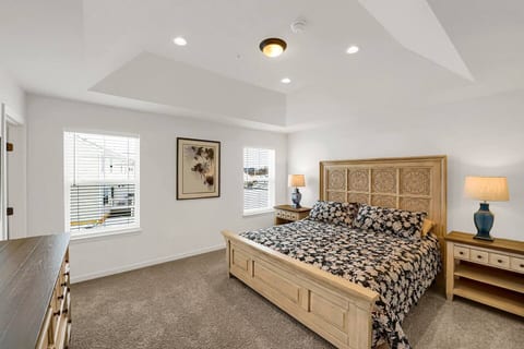 King Size primary bedroom ensuite. Has pack N' Play and full bath room W closet