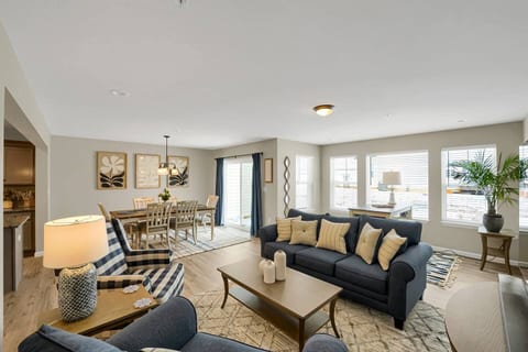 Plenty of seating for all your friends and family or cozy enough just for you.