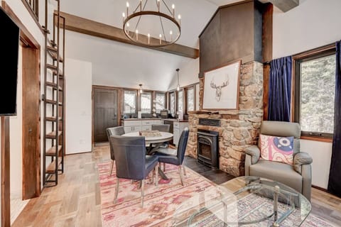 lounge space by the fire