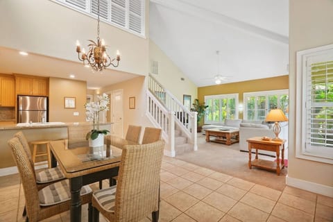 Luxury Air Conditioned 3BR Kauai Poipu Kai Resort Condo With Vaulted Ceilings