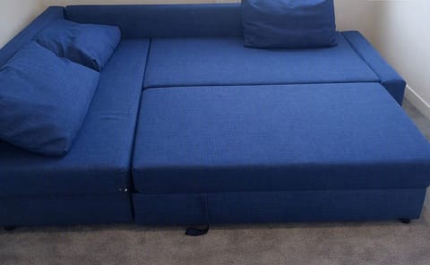 The 2 seater sofa will be replaced with this sofa bed for 3 or 4 people booking