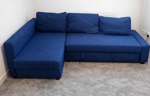 2 seater sofa will be replaced with this sofa cum bed and duvet and cushion willl be provided for 3+