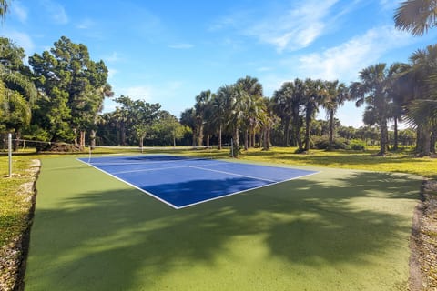Private pickleball court