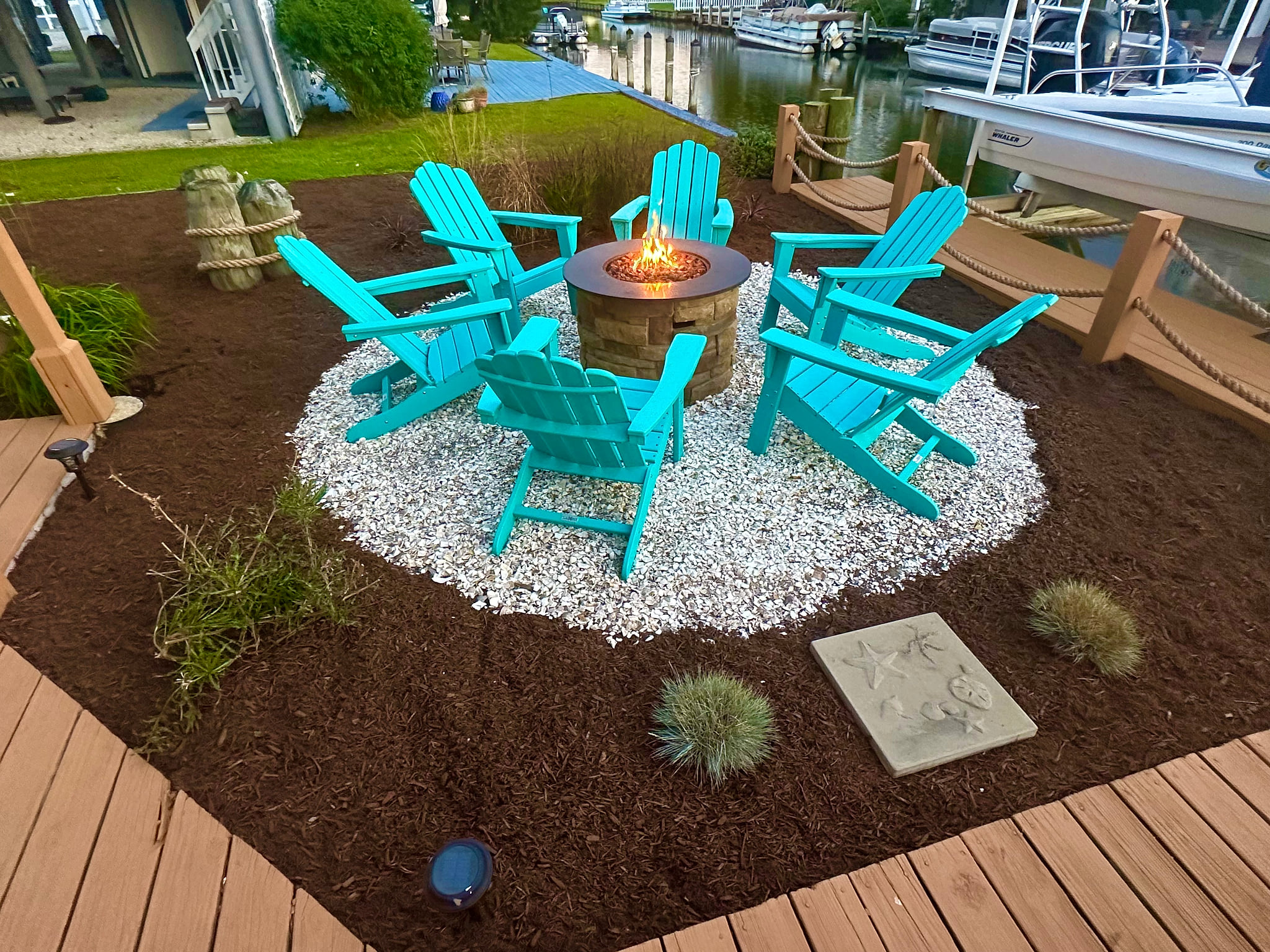 Waterfront, Dock, Fire Pit, 7th house to the Beach
