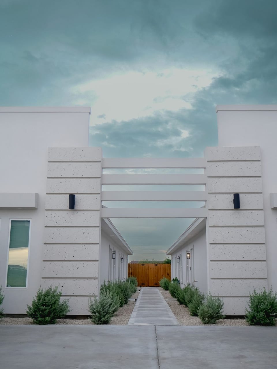 modern exterior view