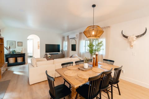 Open room perfect for lounging, cooking, and gathering