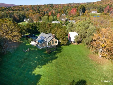Aerial view of the property
