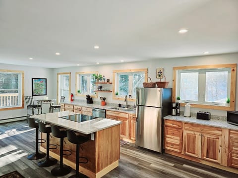 Open concept kitchen