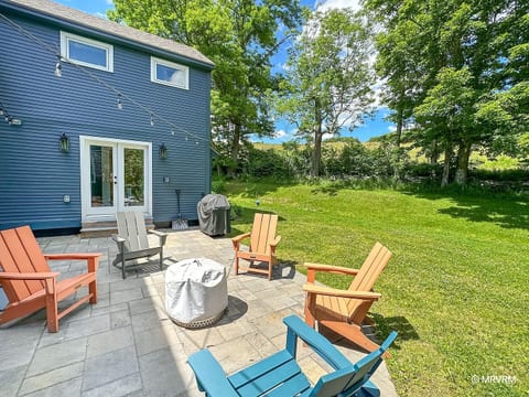 Back Patio with Solo Stove Fire Pit