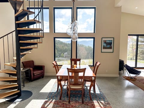 View from kitchen