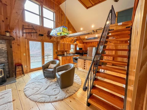 Staircase to second floor