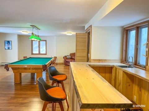Game room on ground floor