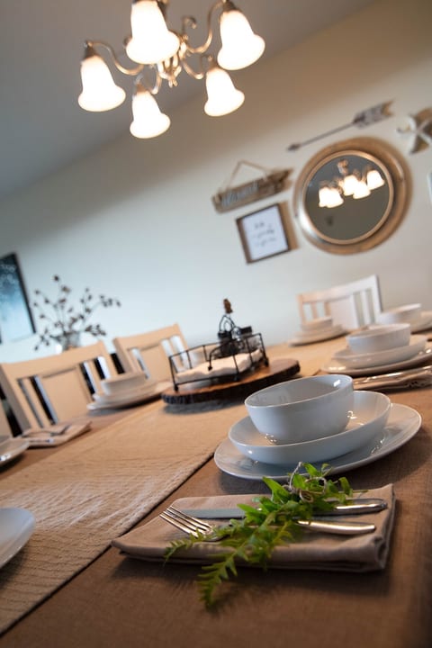 Gather the loved ones around the table for a delicious meal.