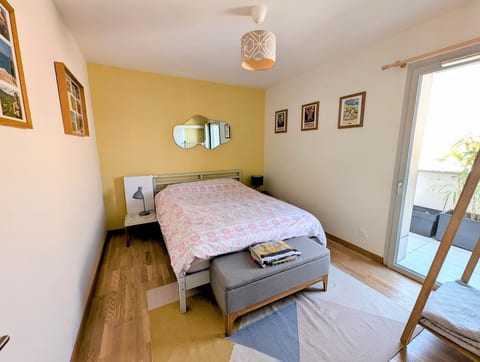 Bedroom in our Top-Floor Apartment