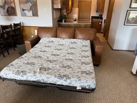 Angel Fire Condo King Bed Next to Lift