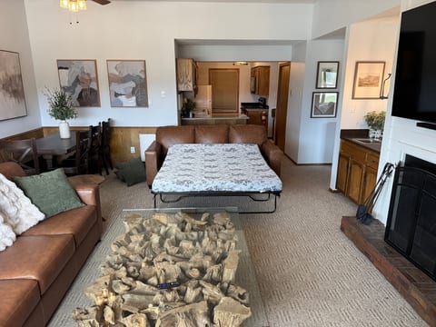 Angel Fire Condo King Bed Next to Lift