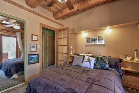 Beautiful Log Home on 6 acres with creek image 2
