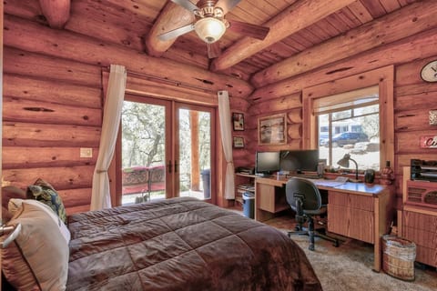 Beautiful Log Home on 6 acres with creek image 4